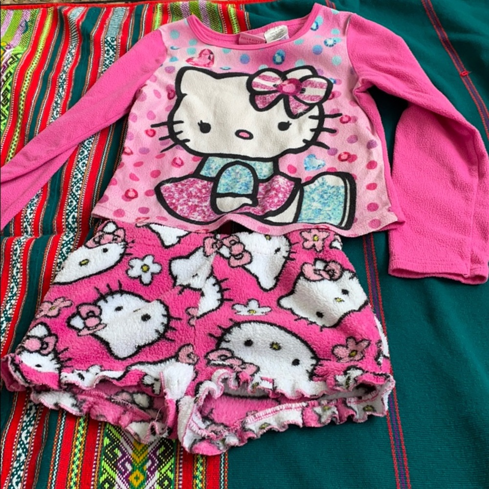 Hello kitty pj set